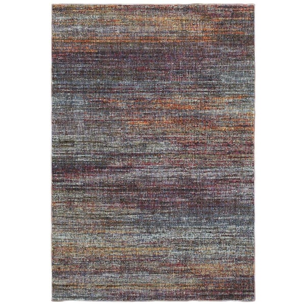 Oriental Weavers Atlas Indoor Casual Abstract Round RugMulticolor 7 ft. 10 in. A8037B240RDST - main